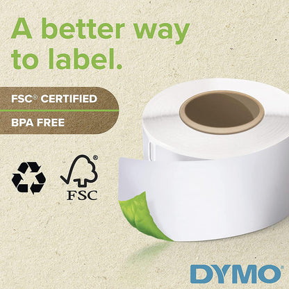 DYMO Authentic LW Multi-Purpose Square Labels | DYMO Labels for LabelWriter Printers, Great for Barcodes, (1" x 1"), 1 Roll of 750 Multipurpose 750 labels