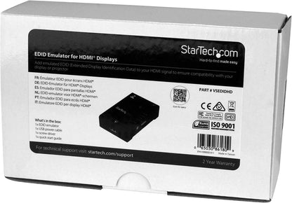 StarTech.com EDID Emulator for HDMI Displays - Copy Extended Display Identification Data - 1080p (VSEDIDHD)