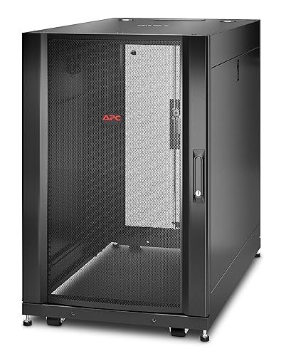 APC by Schneider Electric APC Netshelter SX, Server Rack Enclosure, 18U, Black, 925H x 600W x 1070D mm - For Server, Storage - 18U Rack Height x 19" Rack Width x 36.25" Rack Depth - Floor Standing - Black - 2255.33 lb Dynamic/Rolling Weight Capacity