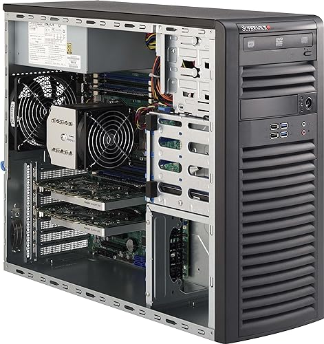Supermicro SuperChassis 900W Mid-Tower Sever Chassis CSE-732D4-903B