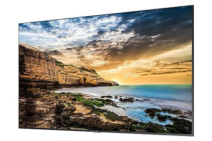 Samsung QE75T 75-inch 4K UHD 3840x2160 LED Commercial Signage Display, HDMI, USB, Speakers, 3-Yr Warranty, 16/7 Operation, 300 nit (LH75QETEPGCXGO)