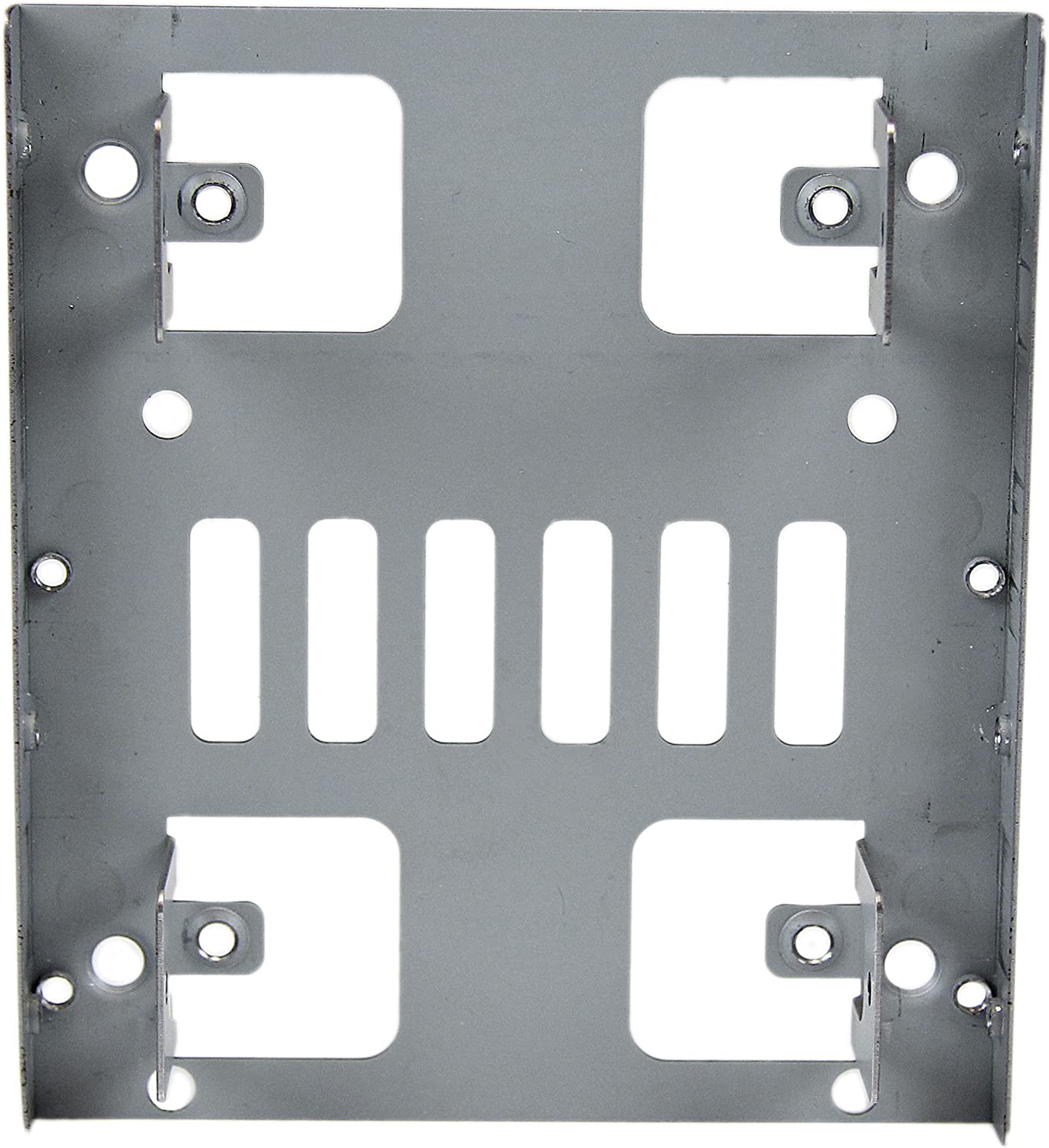 StarTech.com 2.5" to 3.5" SATA Hard Drive Mounting Bracket Kit - Dual SATA SSDs/HDDs Mounting Bracket for Mounting Bay (BRACKET25X2) Steel 1x3.5" Bay 2x2.5" Drive (SATA)