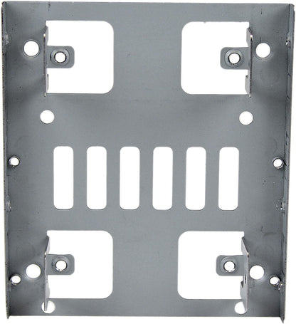 StarTech.com 2.5" to 3.5" SATA Hard Drive Mounting Bracket Kit - Dual SATA SSDs/HDDs Mounting Bracket for Mounting Bay (BRACKET25X2) Steel 1x3.5" Bay 2x2.5" Drive (SATA)