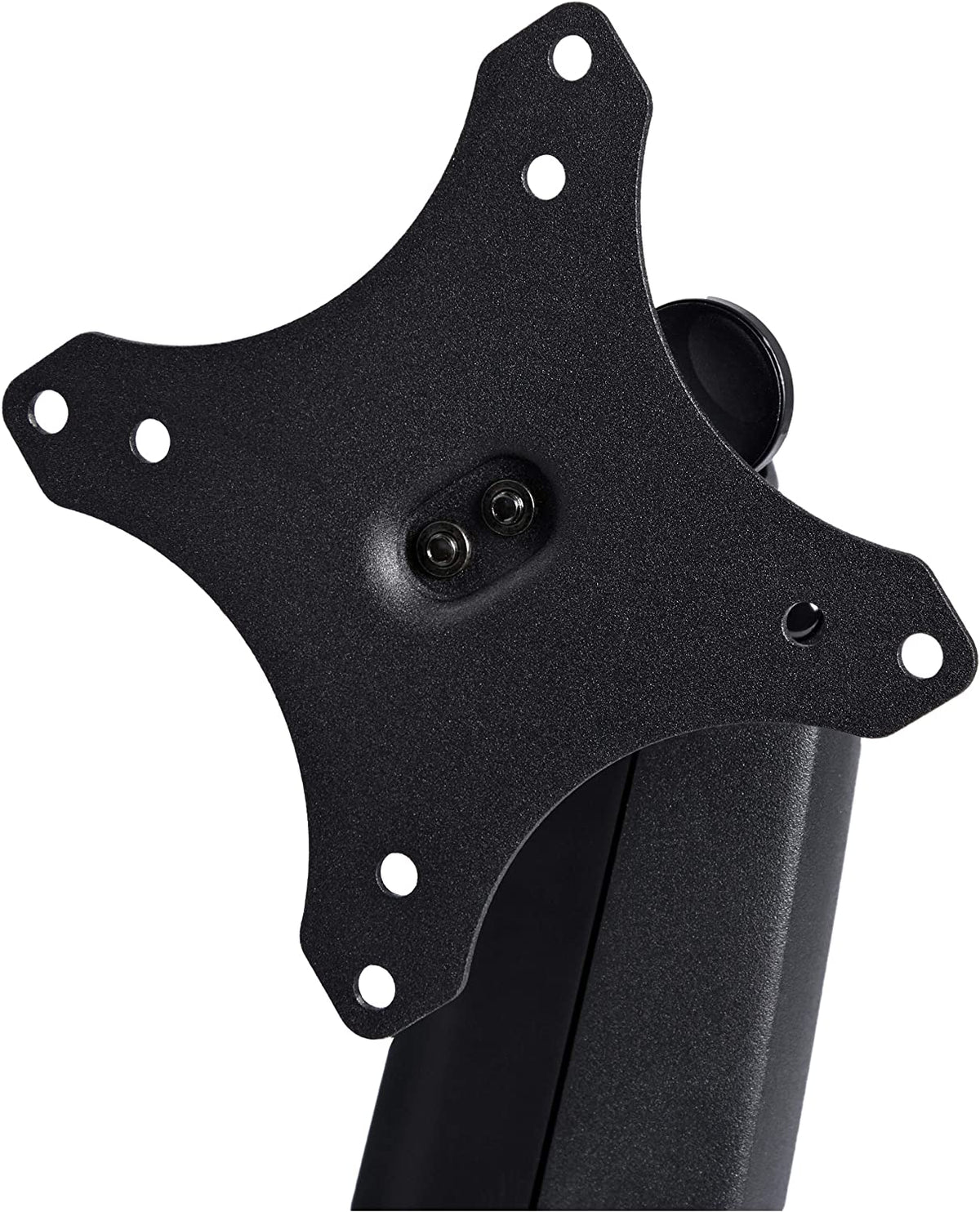 StarTech.com Desk Mount Monitor Arm - Heavy Duty Ergonomic VESA Monitor Arm - Single Display up to 9kg - Full Motion, Height Adjustable, Articulating - Aluminum - C-Clamp/Grommet- Black (ARMPIVOTHDB)