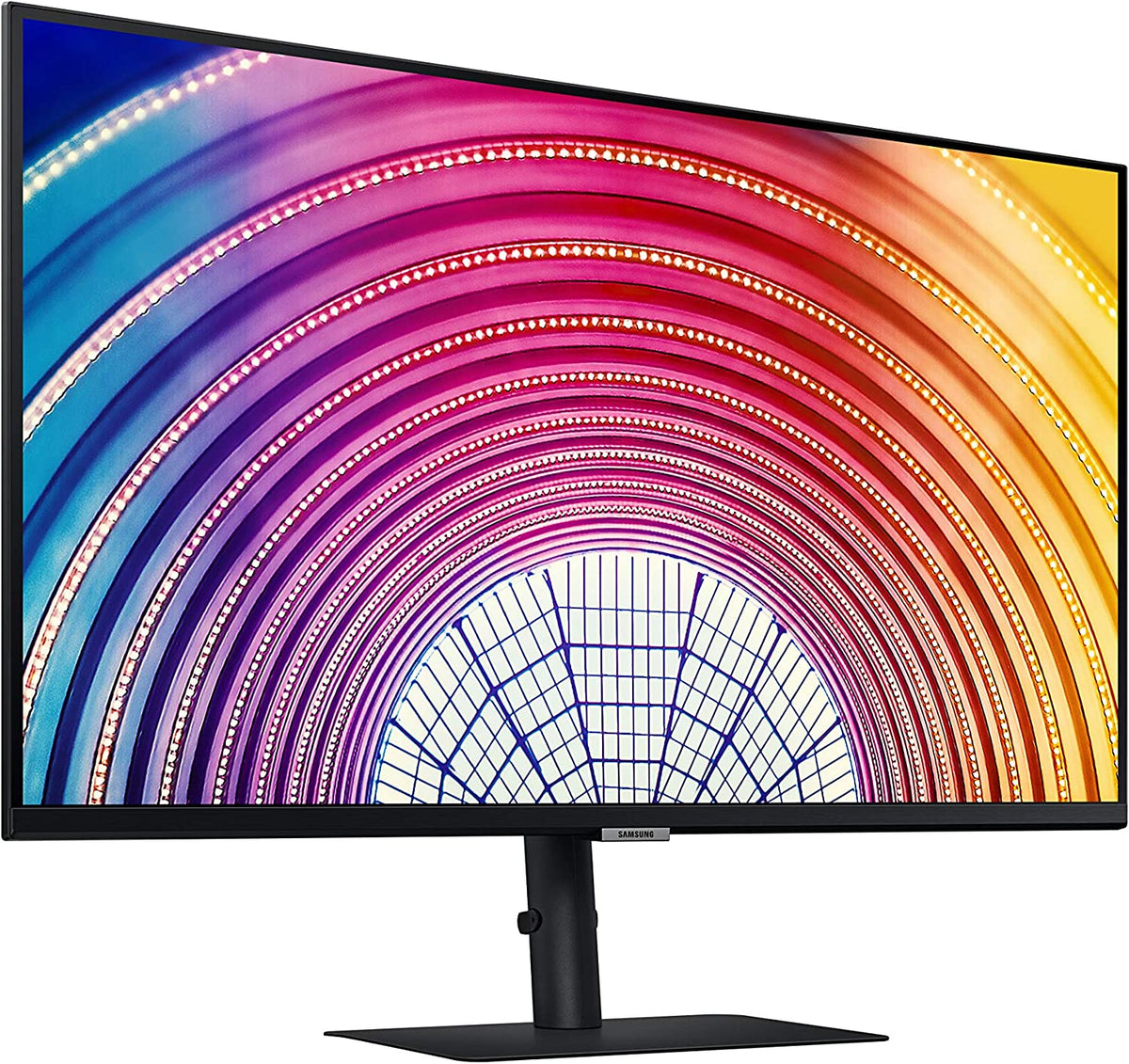 SAMSUNG S60A Series 32-Inch QHD (2560x1440) Computer Monitor, 75Hz, HDMI, Display Port, HDR10 (1 Billion Colors), Height Adjustable Stand, TUV-Certified Intelligent Eye Care (LS32A600NWNXGO) 32 Inches