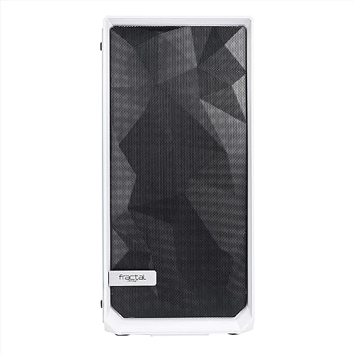 Fractal Design Meshify C - Compact Mid Tower Computer Case - Airflow/Cooling, Modular Interior - Cooling, Tempered Glass Black TG