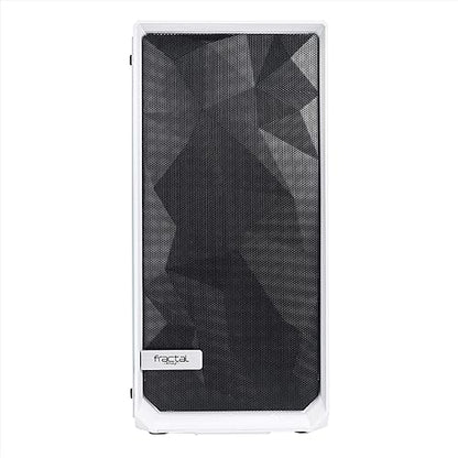 Fractal Design Meshify C - Compact Mid Tower Computer Case - Airflow/Cooling, Modular Interior - Cooling, Tempered Glass Black TG