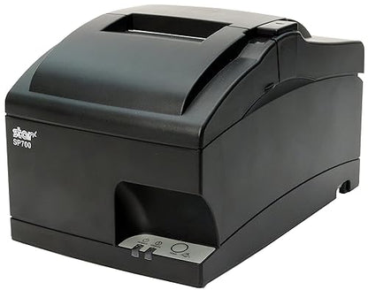 Star Micronics 39336532 Model SP742ME Impact Printer, Friction, Auto Cutter, Ethernet, Internal Power Supply, Gray