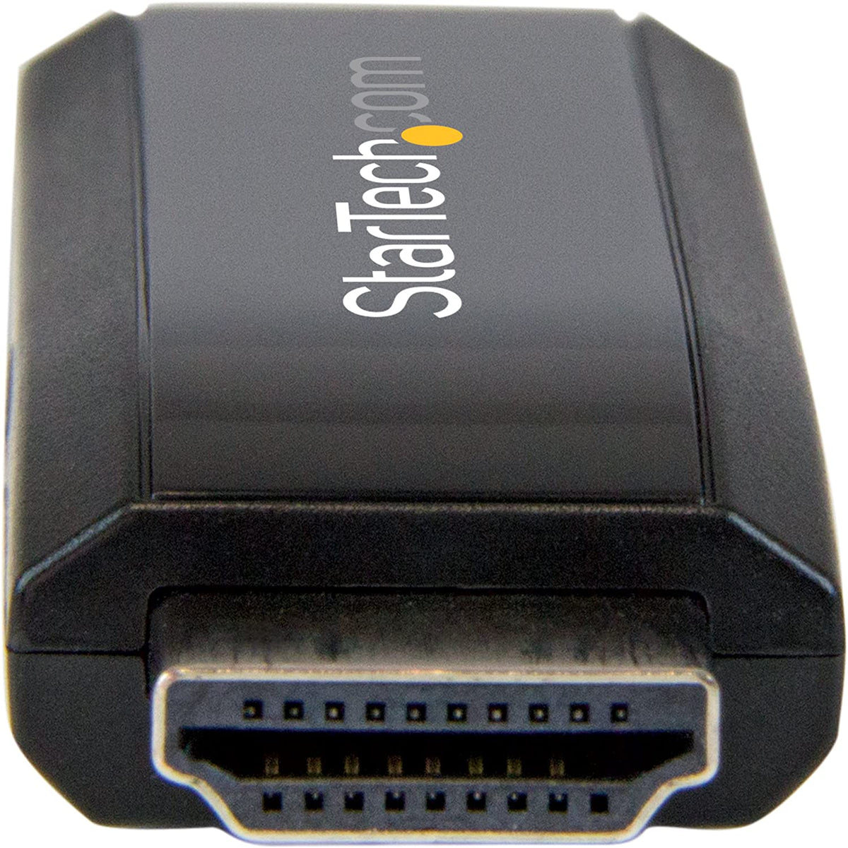 StarTech.com HDMI to VGA Adapter - Aux Audio Output - Compact - 1920x1200 - HDMI to VGA (HD2VGAMICRA) Black With 3.5mm Audio Black