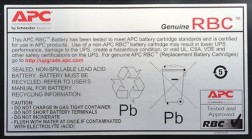 APC RBC43 Replacement Battery Cartridge 43