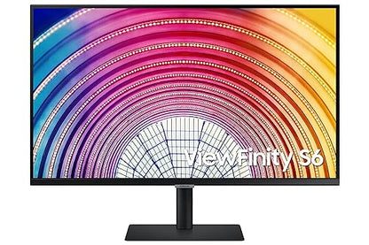 SAMSUNG S60UA Series 24-Inch Viewfinity WQHDComputer Monitor, 75Hz, IPS Panel, USB-C, HDR10 (1 Billion Colors), Height Adjustable Stand, TUV-Certified Intelligent Eye Care (LS24A600UCNXGO) 24-inch 2022 version Display + HDMI + USB-C Ports
