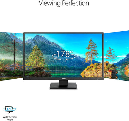 ASUS 27” 1080P Monitor (VA279HAE) - Full HD, Eye Care, Low Blue Light, Flicker Free, VESA Mountable, Anti-Glare, HDMI, D-Sub, VGA