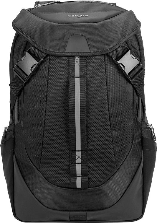 Targus Voyager II Travel and Commuter Business Backpack with Hideaway RainCover, Sternum &amp; Waist Buckled Straps, Trolley Strap, Padded Shock-Absorbing Protection for 17.3-Inch Laptop, Black (TSB953GL) Voyager II Backpack