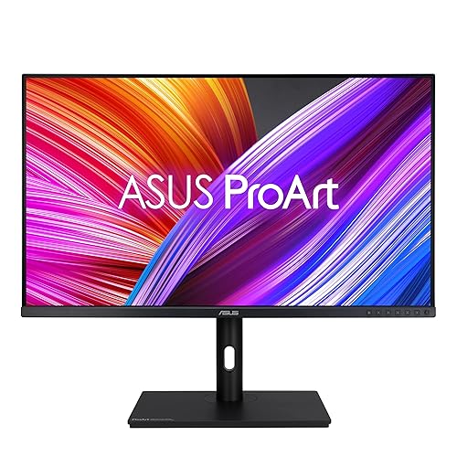 ASUS ProArt Display 31.5” 1440P Monitor (PA328QV) – IPS, QHD (2560 x 1440), 100% sRGB, 100% Rec.709, Color Accuracy ?E < 2, Calman Verified, DisplayPort, HDMI, USB Hub, Height Adjustable,Black