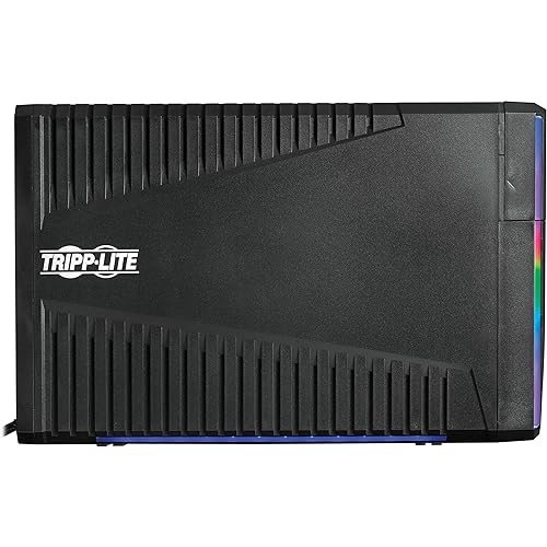 Tripp Lite Pure Sine Wave Gaming UPS Battery Backup, 1500VA 900W 120V, Detachable LCD, Automatic Voltage Regulation, USB, RGB LED Lights, 3-Year Warranty & $250K Insurance (SMART1500PSGLCD)