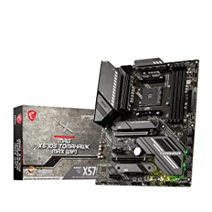 MSI MAG X570S Tomahawk WiFi Motherboard (AMD AM4, DDR4, PCIe 4.0, SATA 6Gb/s, M.2, USB 3.2 Gen 2, AC Wi-Fi 6, HDMI, ATX) MAG X570S TOMAHAWK MAX WIFI