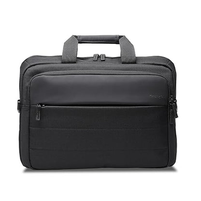 Kensington EQ 16" Laptop Carrying Case, Protective with Padded Straps and Compartments, Clampshell Design, Made from 23.0 x 250ml Plastic Bottles - for Laptops Up to 16" (K60390WW)