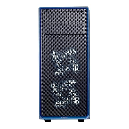 Fractal Design FD-CA-Focus-BU-W Focus G ATX Mid Tower Computer Case Petrol Blue Petrol-Blue