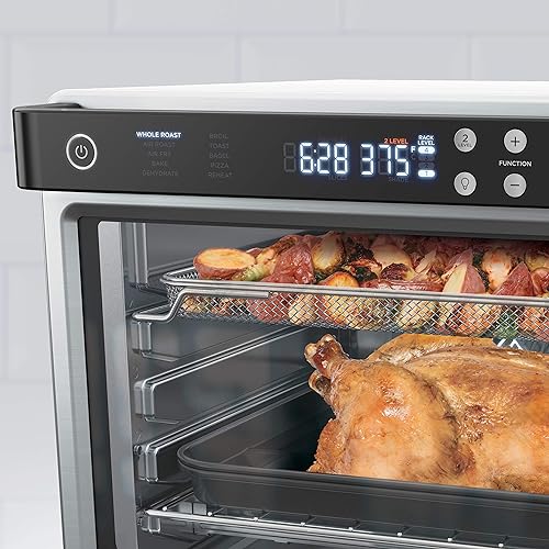Ninja DT201C, Foodi 10-in-1 XL Pro Air Fry Oven, Stainless steel, 1800W (Canadian version) XL Air Fry Oven
