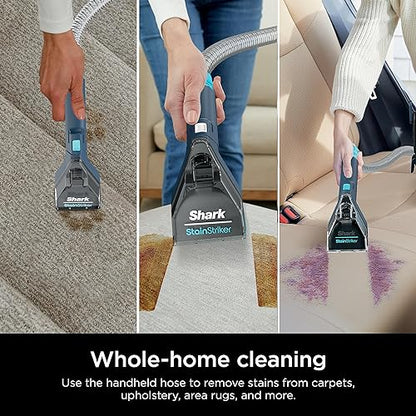 Shark StainStriker Portable Carpet & Upholstery Cleaner - Spot, Stain, & Odour Eliminator - Carpets, Area Rugs, Couches, Navy, PX200C (Canadian Edition)