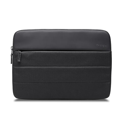Kensington EQ 16" Laptop Sleeve - Protective with Internal Padded Compartment to Protect Your Laptop or Tablet, Made from 60% Post-Consumer Recycled Polyester - for Devices Up to 16" (K60395WW)
