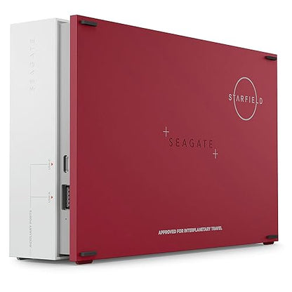 Seagate Starfield Special Edition Game Hub 8TB External Gaming Hard Drive Desktop HDD - USB 3.2 Gen 1, Dual USB-C and USB-A Ports, Custom RGB LED, 3 Year Rescue Services (STMK8000400) Starfield 8TB Gaming