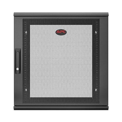 APC NetShelter 12U Wallmount Rack Enclosure Server Cabinet, AR112SH6, Single Hinged, Switch Depth 400mm Deep 12U 600mm Deep/Assembled