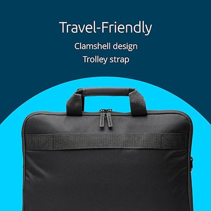 Kensington EQ 16" Laptop Carrying Case, Protective with Padded Straps and Compartments, Clampshell Design, Made from 23.0 x 250ml Plastic Bottles - for Laptops Up to 16" (K60390WW)