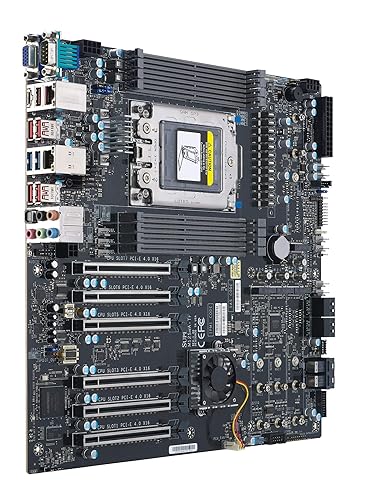Supermicro M12SWA-TF Workstation Motherboard - AMD WRX80 Chipset - Socket SP3 - Extended ATX - 2 TB DDR4 SDRAM Maximum RAM - RDIMM, UDIMM - 8 x Memory Slots - Gigabit Ethernet - 4 x SATA Interfaces