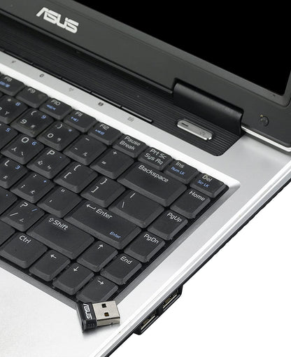 ASUS USB-BT400 USB Adapter w/ Bluetooth Dongle Receiver, Laptop &amp; PC Support, Windows 10 Plug and Play /8/7/XP, Printers, Phones, Headsets, Speakers, Keyboards, Controllers,Black