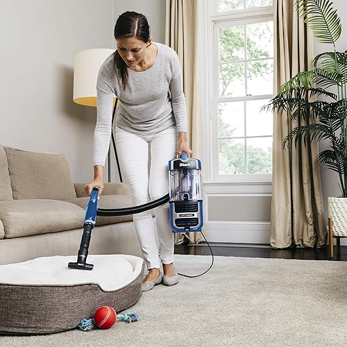 Shark ZU560C Navigator Lift-Away Speed Self-Cleaning Brushroll Upright Vacuum, HEPA Filter, Plasma Blue (Canadian Version)