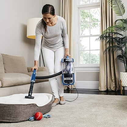 Shark ZU560C Navigator Lift-Away Speed Self-Cleaning Brushroll Upright Vacuum, HEPA Filter, Plasma Blue (Canadian Version)