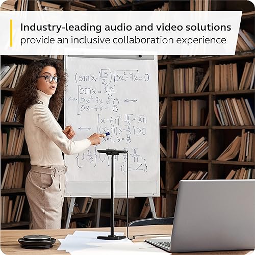Jabra PanaCast Meet Anywhere+ Video Conference Bundle – Conference Room Camera with 180° Panoramic-4K View – Jabra Speak 750 Conference Speakerphone, UC Certified, USB Cable, Table Stand, Travel Case PanaCast + Speak 750 UC + Table Stand PanaCast