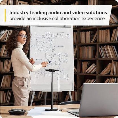 Jabra PanaCast Meet Anywhere+ Video Conference Bundle – Conference Room Camera with 180° Panoramic-4K View – Jabra Speak 750 Conference Speakerphone, UC Certified, USB Cable, Table Stand, Travel Case PanaCast + Speak 750 UC + Table Stand PanaCast