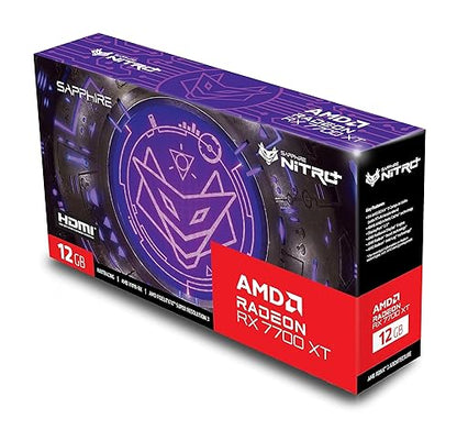 Sapphire 11335-02-20G Nitro+ AMD Radeon RX 7700 XT Gaming Graphics Card with 12GB GDDR6, AMD RDNA 3