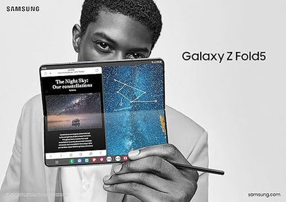 Samsung Galaxy Z Fold5 512GB Phantom Black, 6.2 cover screen, Dual App Multi Tasking, Dex Productivity, IPX8 Rating, Google meet live sharing, S-Pen compatible (CAD version and Warranty) Phantom Black 512 GB Z Fold5 Phone Only