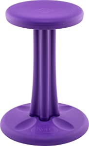 Kore design Kore Kids Pre-Teen Wobble Chair - Flexible Seating Stool for Classroom, Home &amp; School, ADD/ADHD - Made in The USA - Age 10-11, Grade 5-6, Purple (18.7in) Purple Pre-Teen (18.7in Tall)
