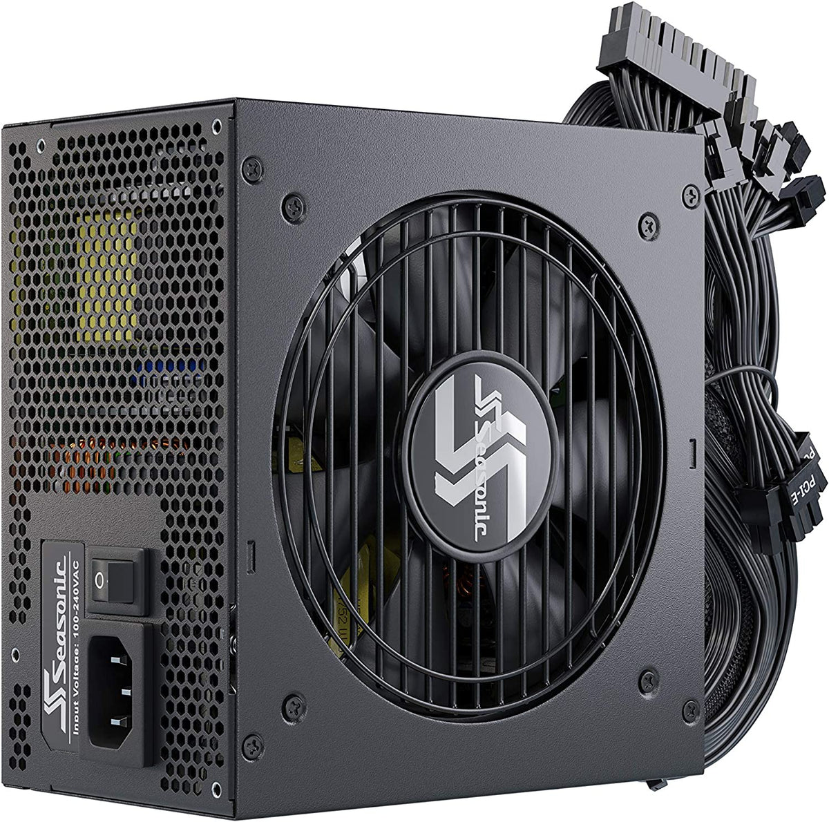 Seasonic Focus SSR-850FM, 850W 80+ Gold, Semi-Modular, Fits All ATX Systems, Fan Control in Silent and Cooling Mode, 7 Year Warranty, Perfect Power Supply for Gaming and Various Application