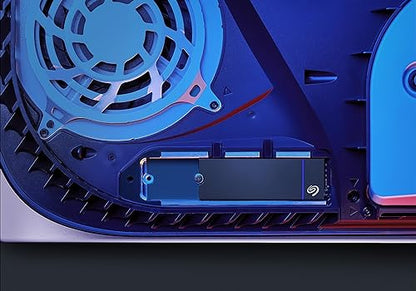 Seagate Game Drive PS5 NVMe SSD for PS5 1TB Internal Solid State Drive - PCIe Gen4 NVMe 1.4, Officially Licensed, Up to 7300MB/s with Heatsink (ZP1000GP3A1011) 1TB Game Drive PS5 NVME