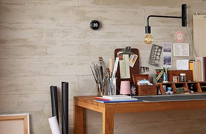 Google Nest Learning Thermostat - Black Black Thermostat Only