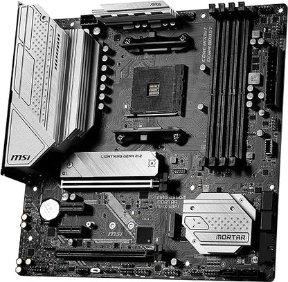 MSI MAG B550M Mortar MAX WiFi Gaming Motherboard (AMD AM4, DDR4, PCIe 4.0, SATA 6Gb/s, M.2, USB 3.2 Gen 2, HDMI/DP, Micro ATX, Wi-Fi 6E, AMD Ryzen 5000 Series Processors)