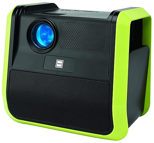 RCA RPJ060-NEON/GRAPHITE Portable 480p Projector Entertainment System (Neon/Graphite)