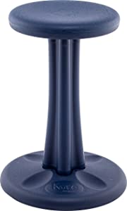 Kore design Kore Kids Pre-Teen Wobble Chair - Flexible Seating Stool for Classroom, Home &amp; School, ADD/ADHD - Made in The USA - Age 10-11, Grade 5-6, Dark Blue (18.7in) Dark Blue Pre-Teen (18.7in Tall)