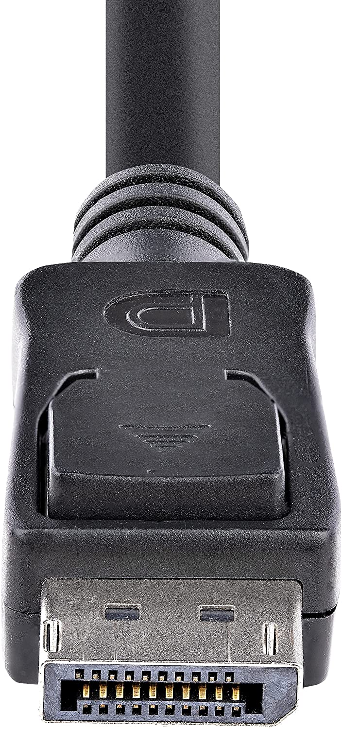 Startech 6ft (2m) DisplayPort 1.2 Cable 10 Pack, 4K Ultra HD VESA Certified DisplayPort Cable, HBR2, DP to DP Cable for Monitor, Latching DP Connectors - DP 1.2 Cable Male/Male (DISPLPORT6L10PK)