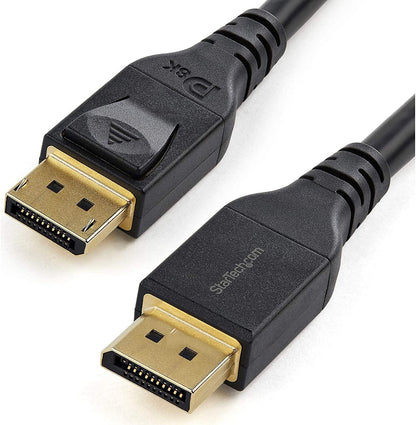 Startech.com 4m VESA Certified DisplayPort 1.4 Cable - 8K60Hz HBR3 HDR - 13ft Super UHD DisplayPort to DisplayPort Monitor Cord - Ultra HD 4K 120Hz DP 1.4 Slim Video Cable M/M DP Connector (DP14MM4M) 12 ft / 4 m