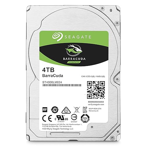 Seagate Barracuda ST4000LM024 Internal Hard Drive 2.5 4000 GB Serial ATA III