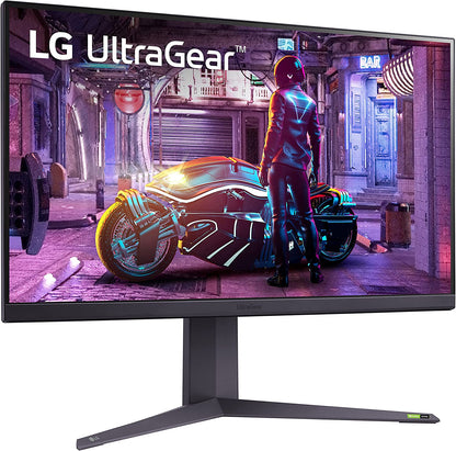 LG Ultragear 32GQ850-B 32" QHD(2560x1440) Nano IPS Gaming Monitor with 1ms Response Time, 240Hz Refresh Rate, GYNC Compatible &amp; AMD FreeSync Premium Pro, HDMI 2.1, Tilt/Height/Pivot Adjustable