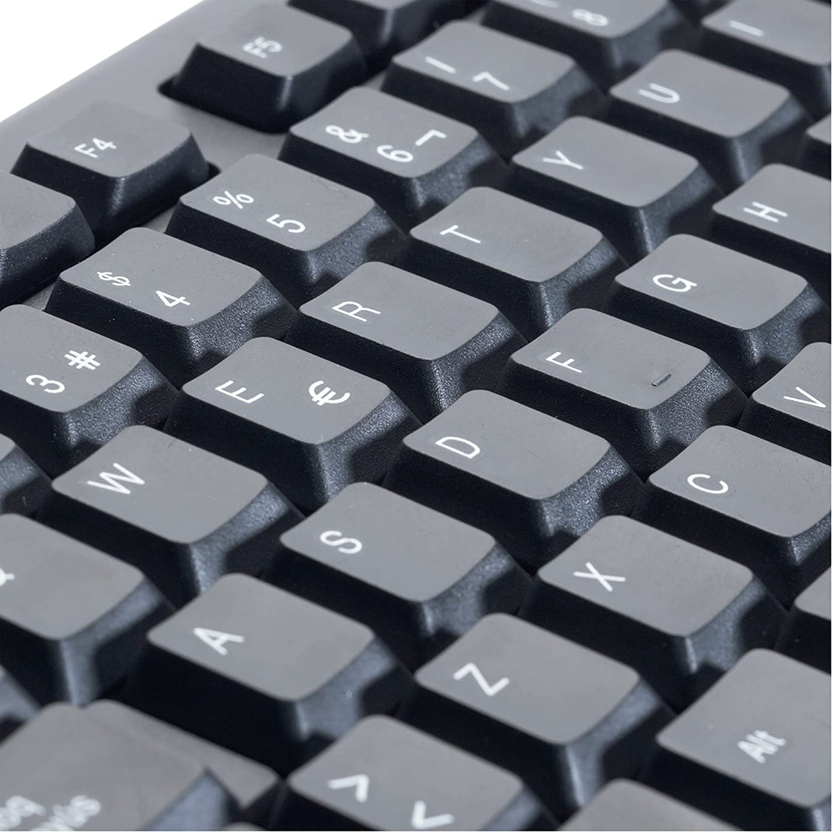 Verbatim Slim Corded USB Keyboard - Black (Spanish) - 98121