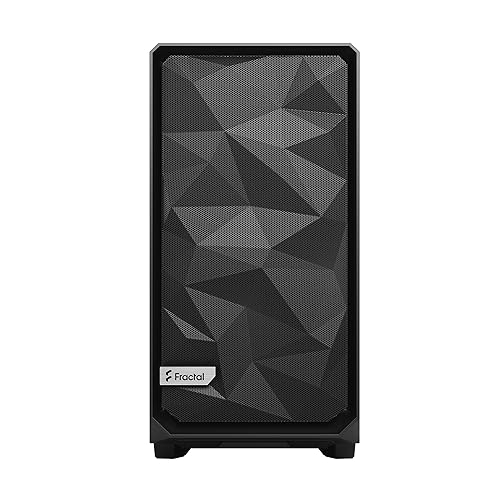 Fractal Design Meshify 2 Black ATX Flexible Light Tinted Tempered Glass Window Mid Tower Computer Case Black TG Light