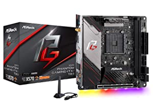 ASRock X570 Phantom Gaming-ITX/TB3 Mini ITX Thunderbolt 3 AMD Motherboard Model X570 Phantom GAM ITX